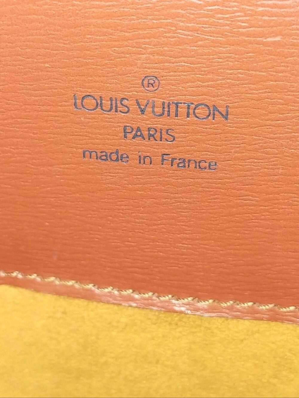 Louis Vuitton Cluny Shoulder Bag Structured Epi Brown Leather Bucket - Picture 8 of 10